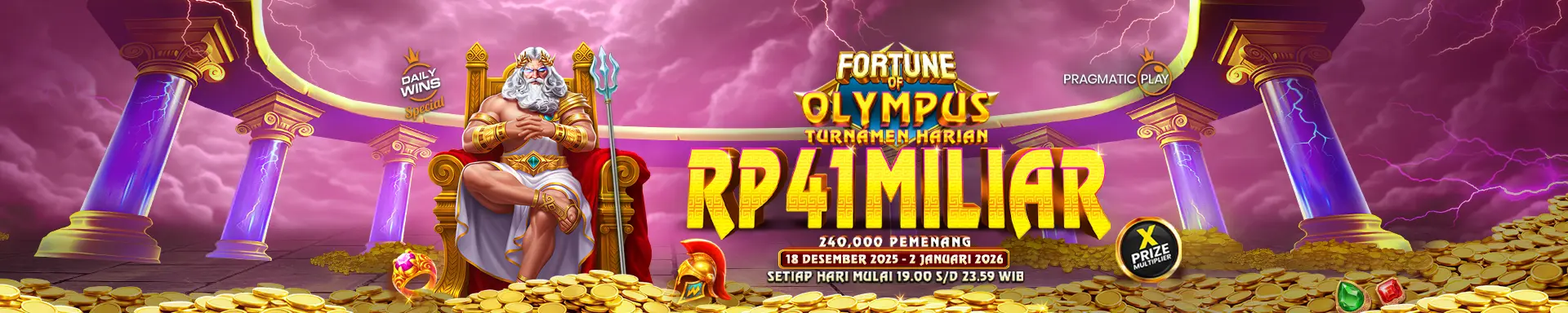 FORTUNE OF OLYMPUS TURNAMEN HARIAN
